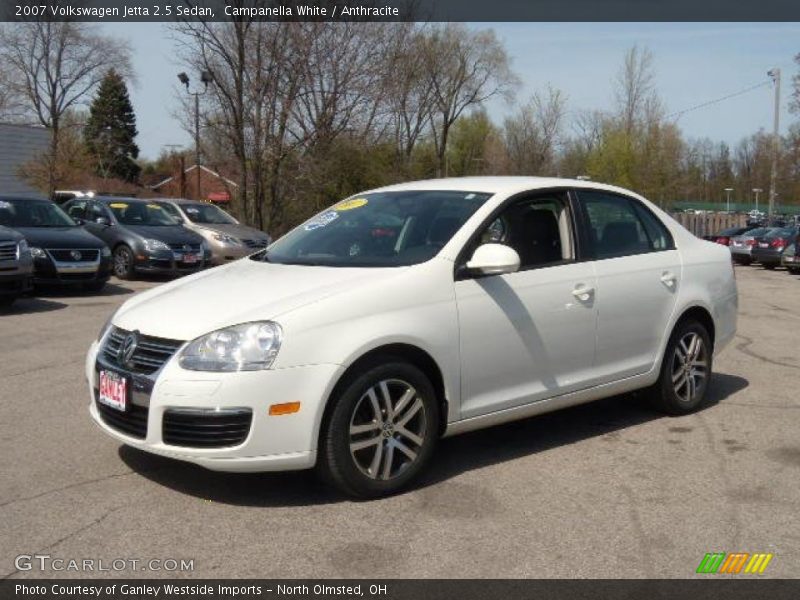 Campanella White / Anthracite 2007 Volkswagen Jetta 2.5 Sedan