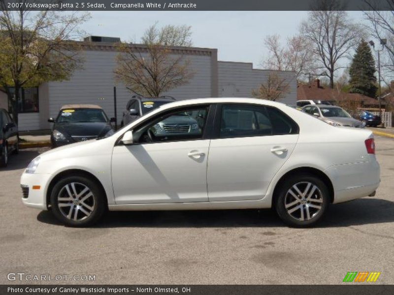 Campanella White / Anthracite 2007 Volkswagen Jetta 2.5 Sedan