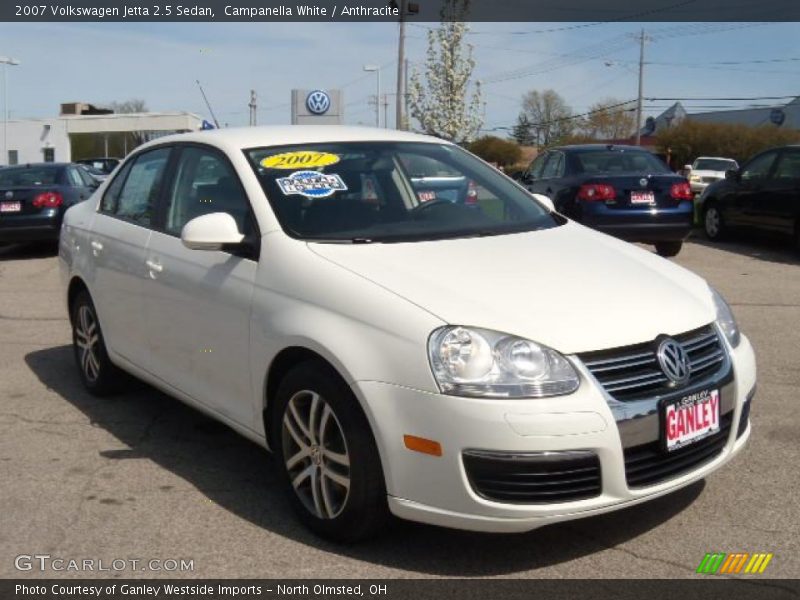 Campanella White / Anthracite 2007 Volkswagen Jetta 2.5 Sedan