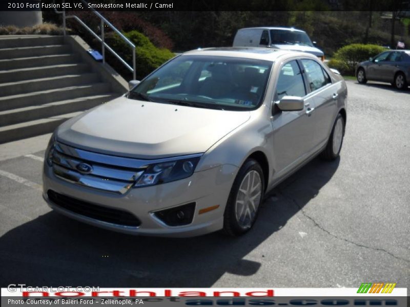 Smokestone Metallic / Camel 2010 Ford Fusion SEL V6