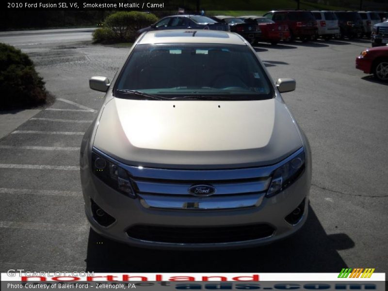 Smokestone Metallic / Camel 2010 Ford Fusion SEL V6