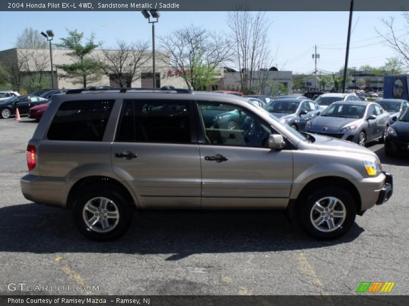 Sandstone Metallic / Saddle 2004 Honda Pilot EX-L 4WD