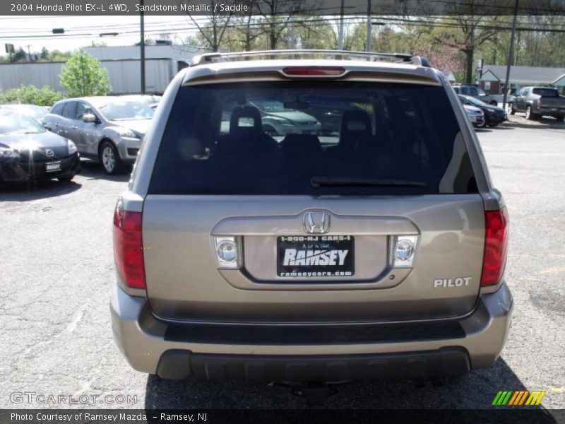 Sandstone Metallic / Saddle 2004 Honda Pilot EX-L 4WD