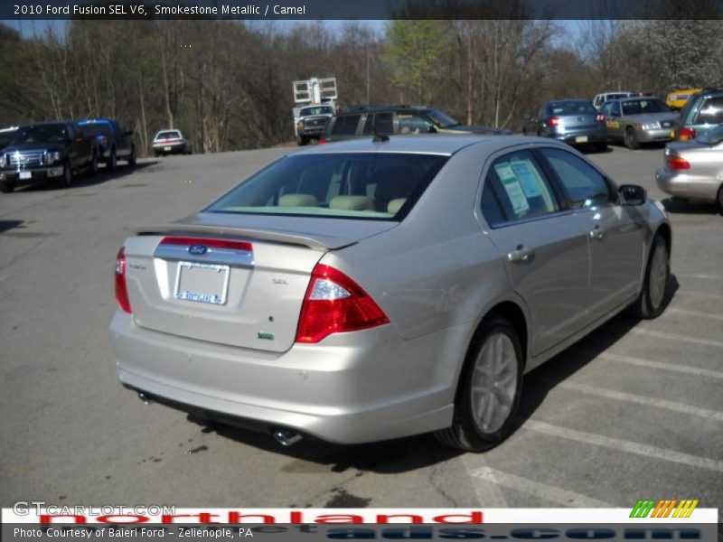 Smokestone Metallic / Camel 2010 Ford Fusion SEL V6