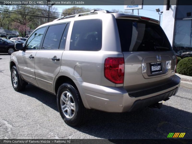 Sandstone Metallic / Saddle 2004 Honda Pilot EX-L 4WD