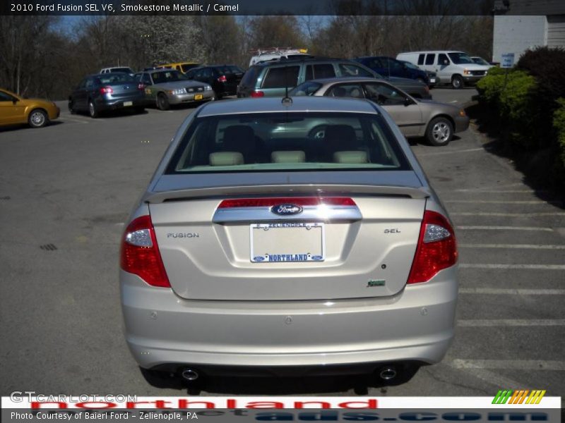 Smokestone Metallic / Camel 2010 Ford Fusion SEL V6