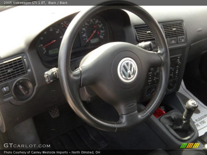 Black / Black 2005 Volkswagen GTI 1.8T