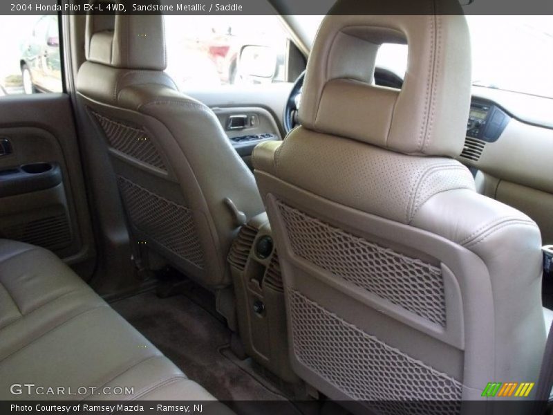 Sandstone Metallic / Saddle 2004 Honda Pilot EX-L 4WD