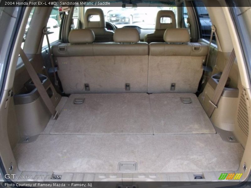 Sandstone Metallic / Saddle 2004 Honda Pilot EX-L 4WD
