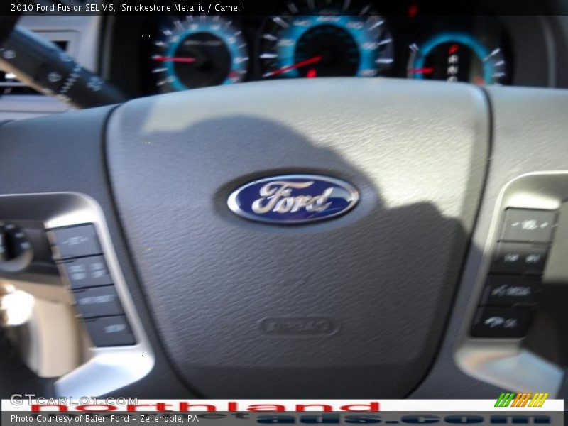 Smokestone Metallic / Camel 2010 Ford Fusion SEL V6