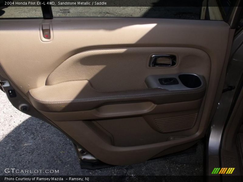 Sandstone Metallic / Saddle 2004 Honda Pilot EX-L 4WD