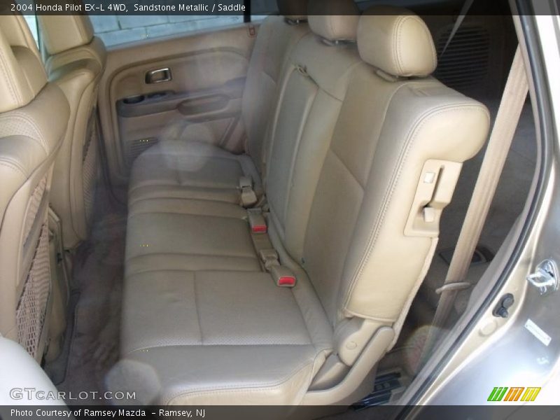 Sandstone Metallic / Saddle 2004 Honda Pilot EX-L 4WD