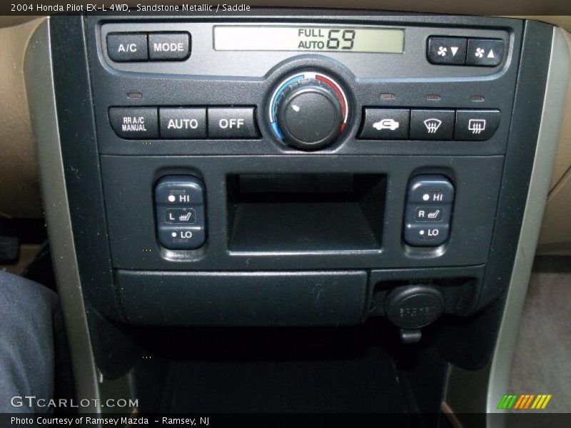 Sandstone Metallic / Saddle 2004 Honda Pilot EX-L 4WD