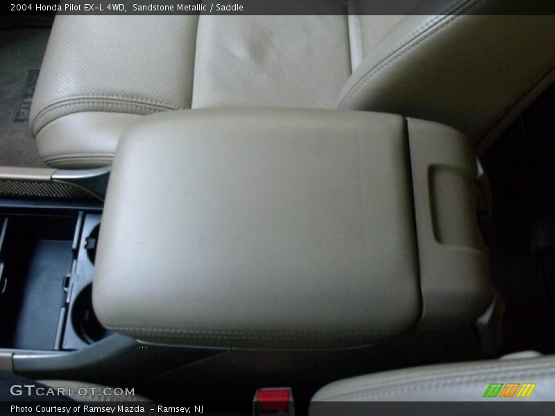 Sandstone Metallic / Saddle 2004 Honda Pilot EX-L 4WD