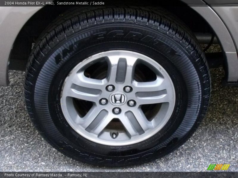 Sandstone Metallic / Saddle 2004 Honda Pilot EX-L 4WD