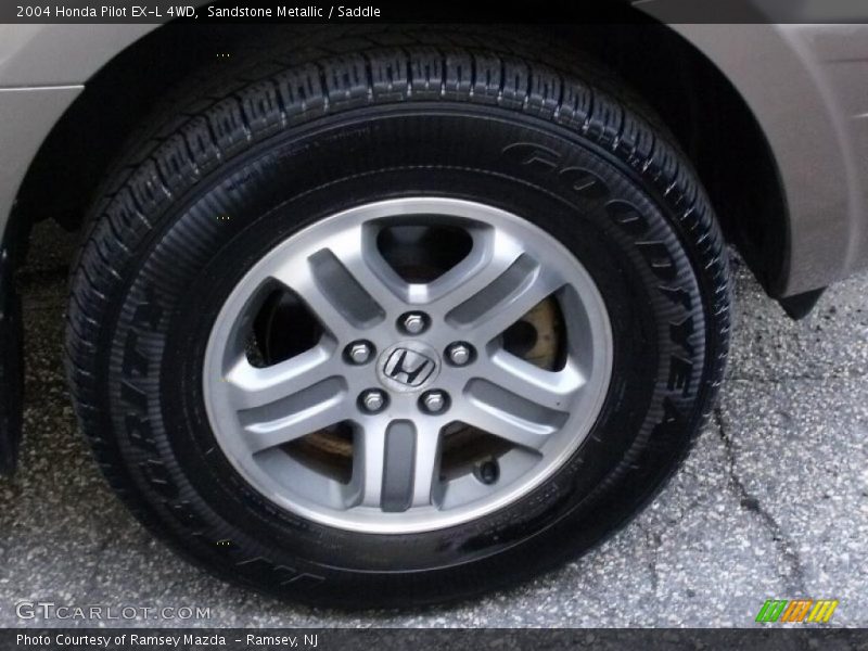 Sandstone Metallic / Saddle 2004 Honda Pilot EX-L 4WD