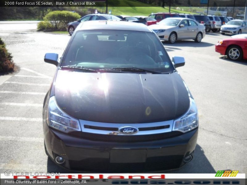 Black / Charcoal Black 2008 Ford Focus SE Sedan