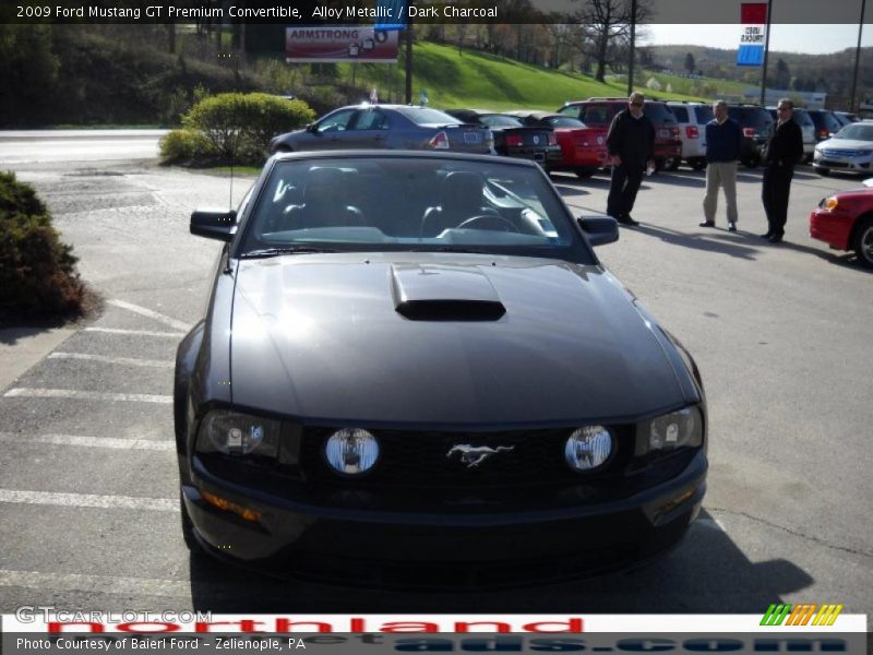 Alloy Metallic / Dark Charcoal 2009 Ford Mustang GT Premium Convertible