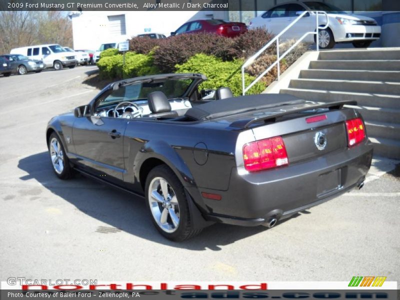Alloy Metallic / Dark Charcoal 2009 Ford Mustang GT Premium Convertible