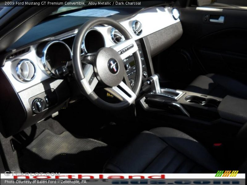 Alloy Metallic / Dark Charcoal 2009 Ford Mustang GT Premium Convertible