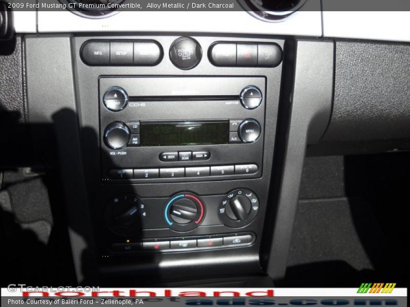 Alloy Metallic / Dark Charcoal 2009 Ford Mustang GT Premium Convertible