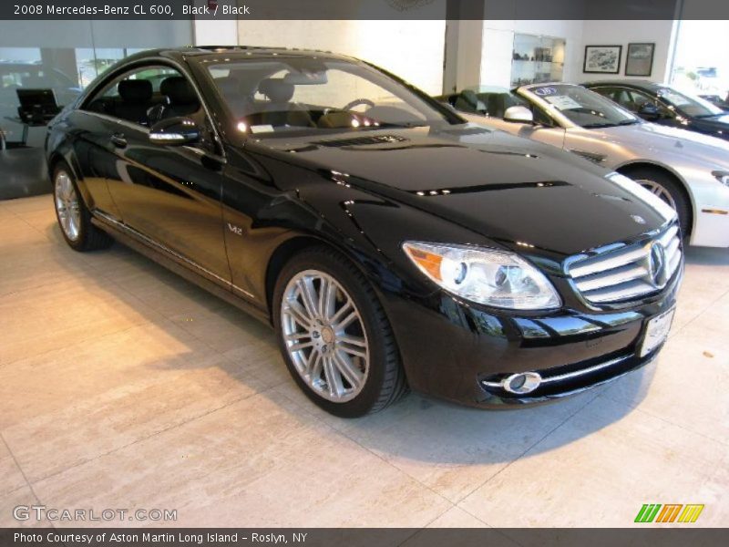 Black / Black 2008 Mercedes-Benz CL 600