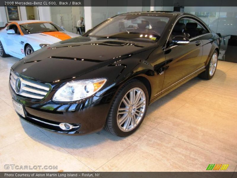 Black / Black 2008 Mercedes-Benz CL 600