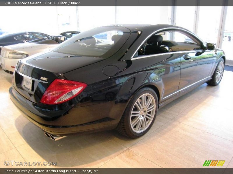 Black / Black 2008 Mercedes-Benz CL 600