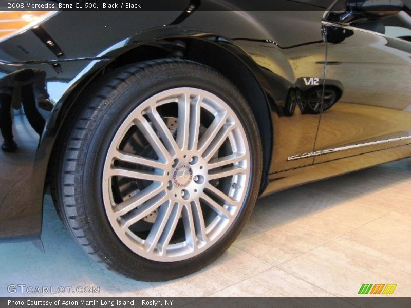 Black / Black 2008 Mercedes-Benz CL 600