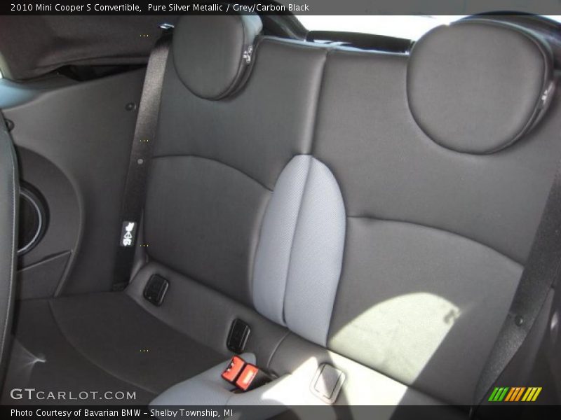 Pure Silver Metallic / Grey/Carbon Black 2010 Mini Cooper S Convertible