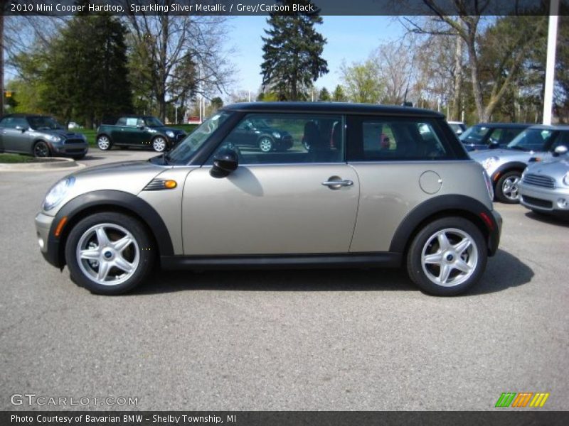 Sparkling Silver Metallic / Grey/Carbon Black 2010 Mini Cooper Hardtop