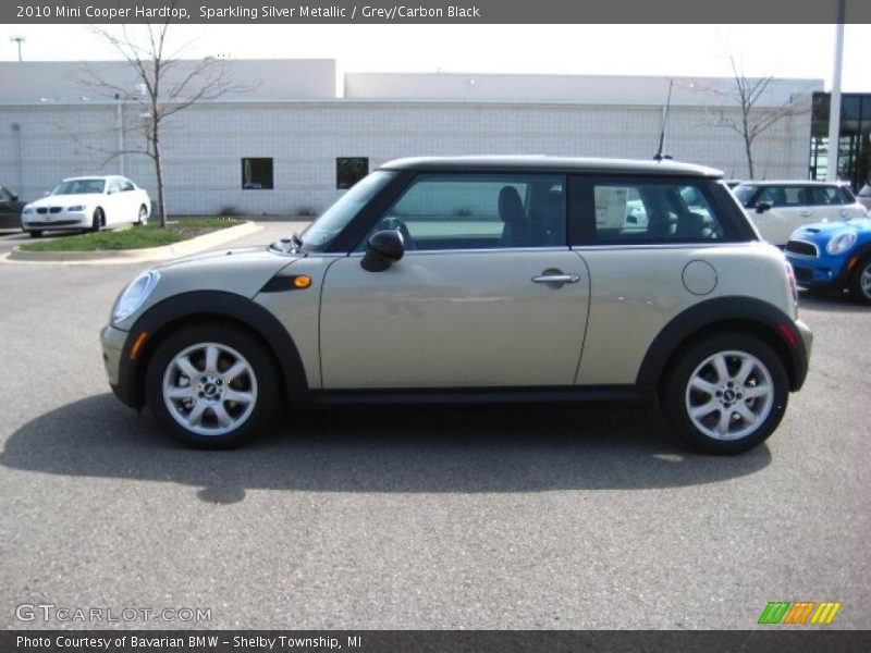 Sparkling Silver Metallic / Grey/Carbon Black 2010 Mini Cooper Hardtop