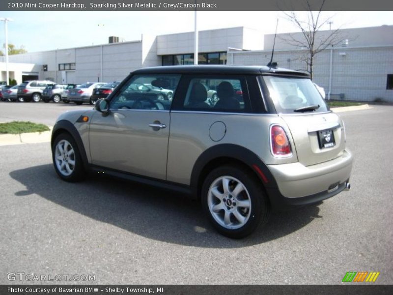 Sparkling Silver Metallic / Grey/Carbon Black 2010 Mini Cooper Hardtop