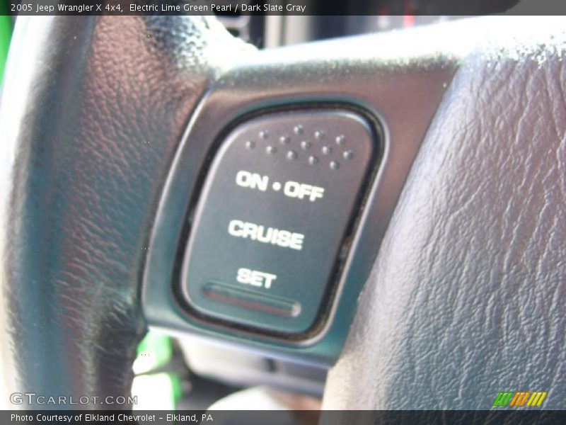 Electric Lime Green Pearl / Dark Slate Gray 2005 Jeep Wrangler X 4x4
