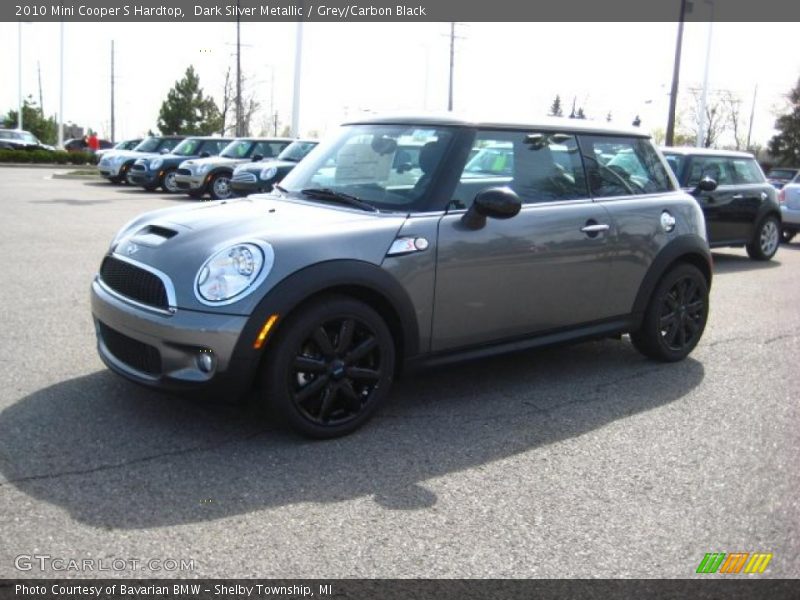 Dark Silver Metallic / Grey/Carbon Black 2010 Mini Cooper S Hardtop