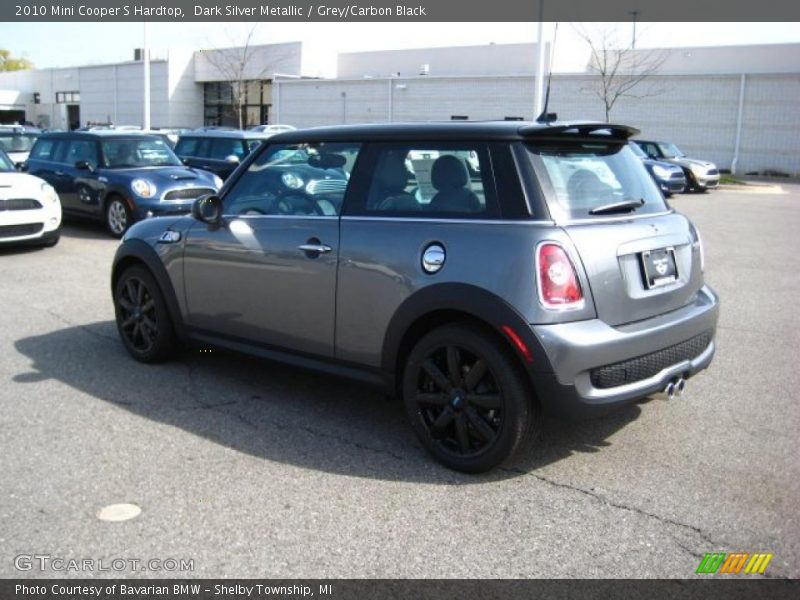 Dark Silver Metallic / Grey/Carbon Black 2010 Mini Cooper S Hardtop