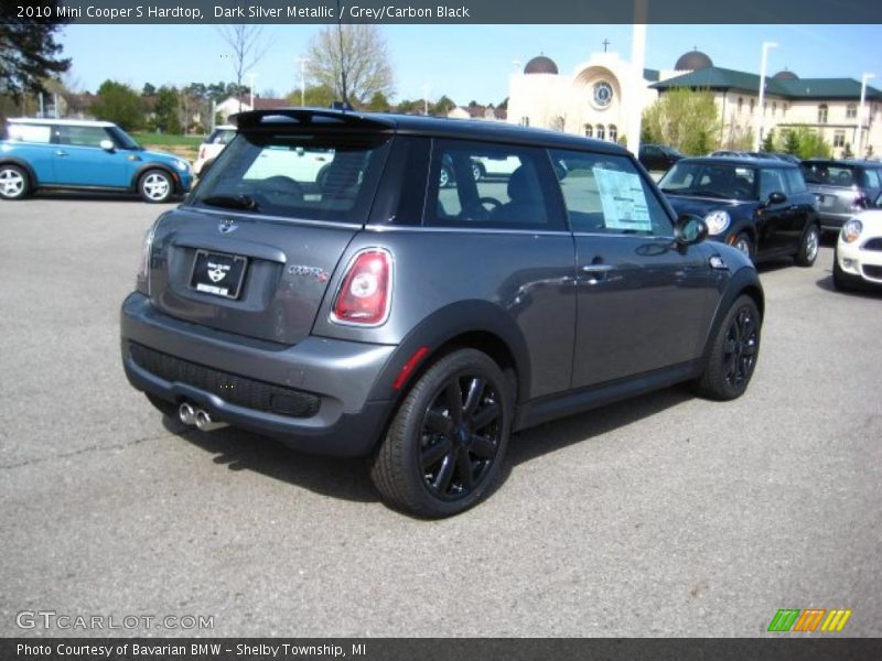 Dark Silver Metallic / Grey/Carbon Black 2010 Mini Cooper S Hardtop
