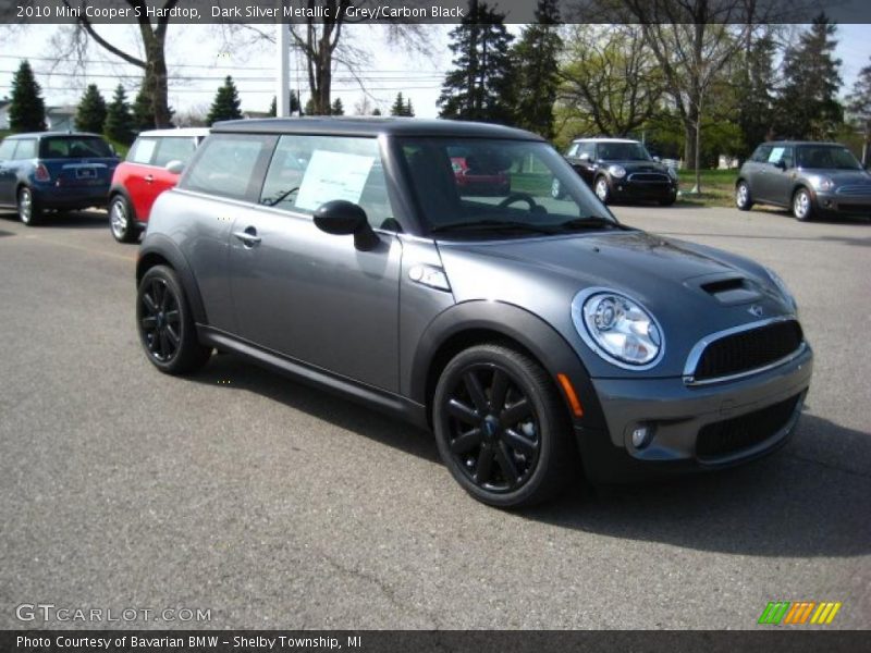 Dark Silver Metallic / Grey/Carbon Black 2010 Mini Cooper S Hardtop