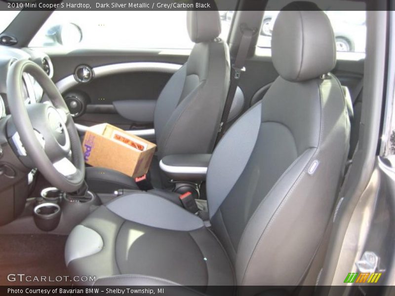Dark Silver Metallic / Grey/Carbon Black 2010 Mini Cooper S Hardtop