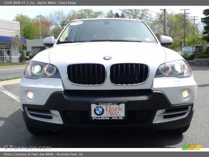 Alpine White / Sand Beige 2008 BMW X5 3.0si