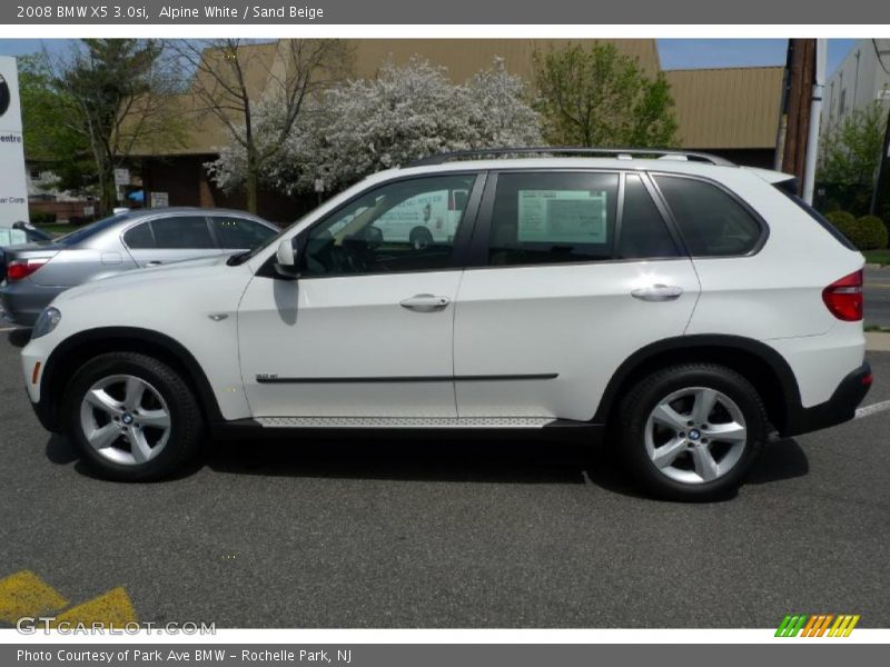 Alpine White / Sand Beige 2008 BMW X5 3.0si