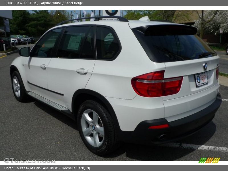 Alpine White / Sand Beige 2008 BMW X5 3.0si