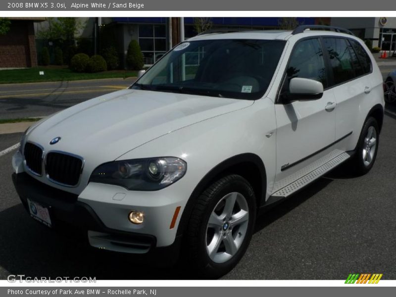 Alpine White / Sand Beige 2008 BMW X5 3.0si