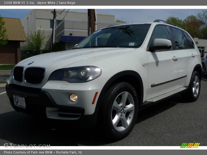 Alpine White / Sand Beige 2008 BMW X5 3.0si