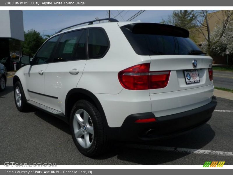 Alpine White / Sand Beige 2008 BMW X5 3.0si