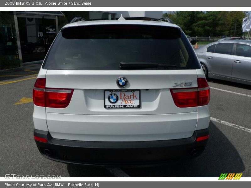 Alpine White / Sand Beige 2008 BMW X5 3.0si