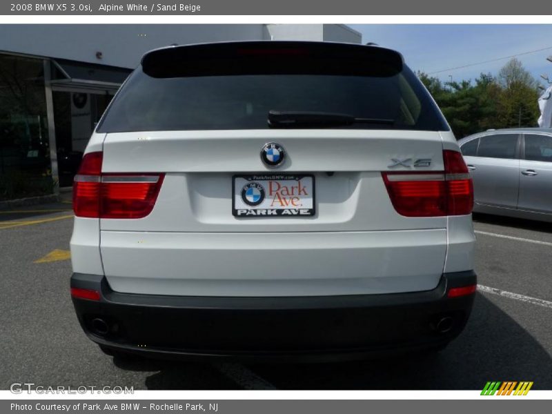 Alpine White / Sand Beige 2008 BMW X5 3.0si