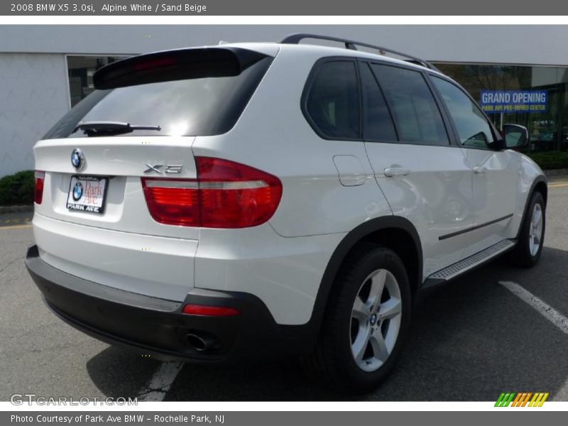 Alpine White / Sand Beige 2008 BMW X5 3.0si