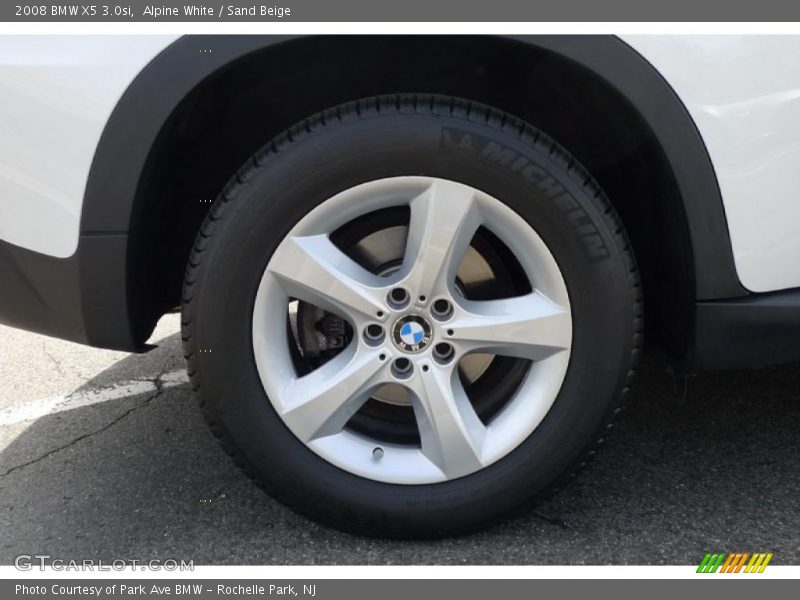 Alpine White / Sand Beige 2008 BMW X5 3.0si