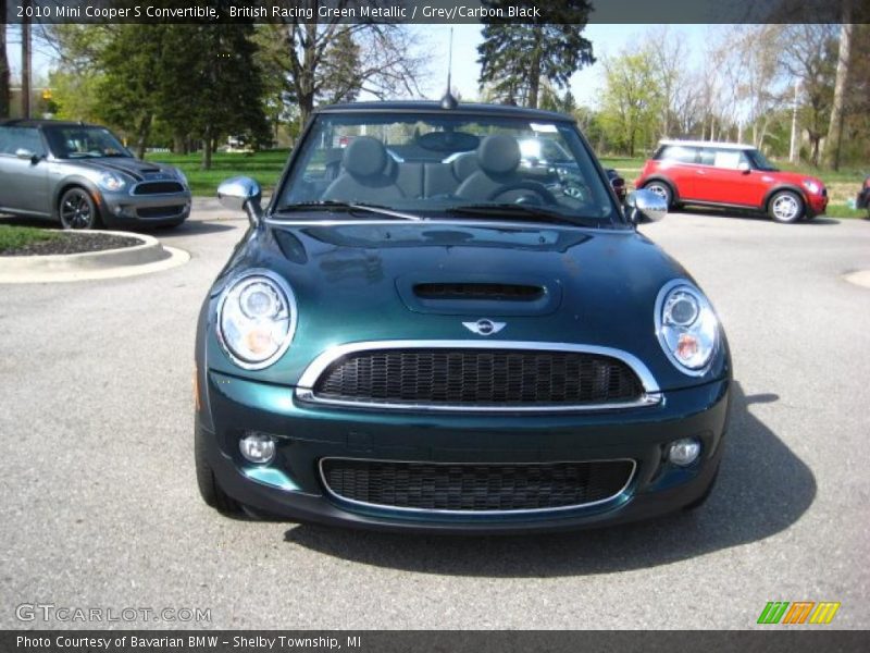 British Racing Green Metallic / Grey/Carbon Black 2010 Mini Cooper S Convertible